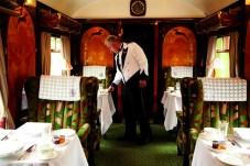 Enjoy murder mystery fine dining aboard the Belmond British Pullman