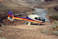 Grand Canyon West Rim by luxury limo van with helicopter, pontoon and skywalk tickets